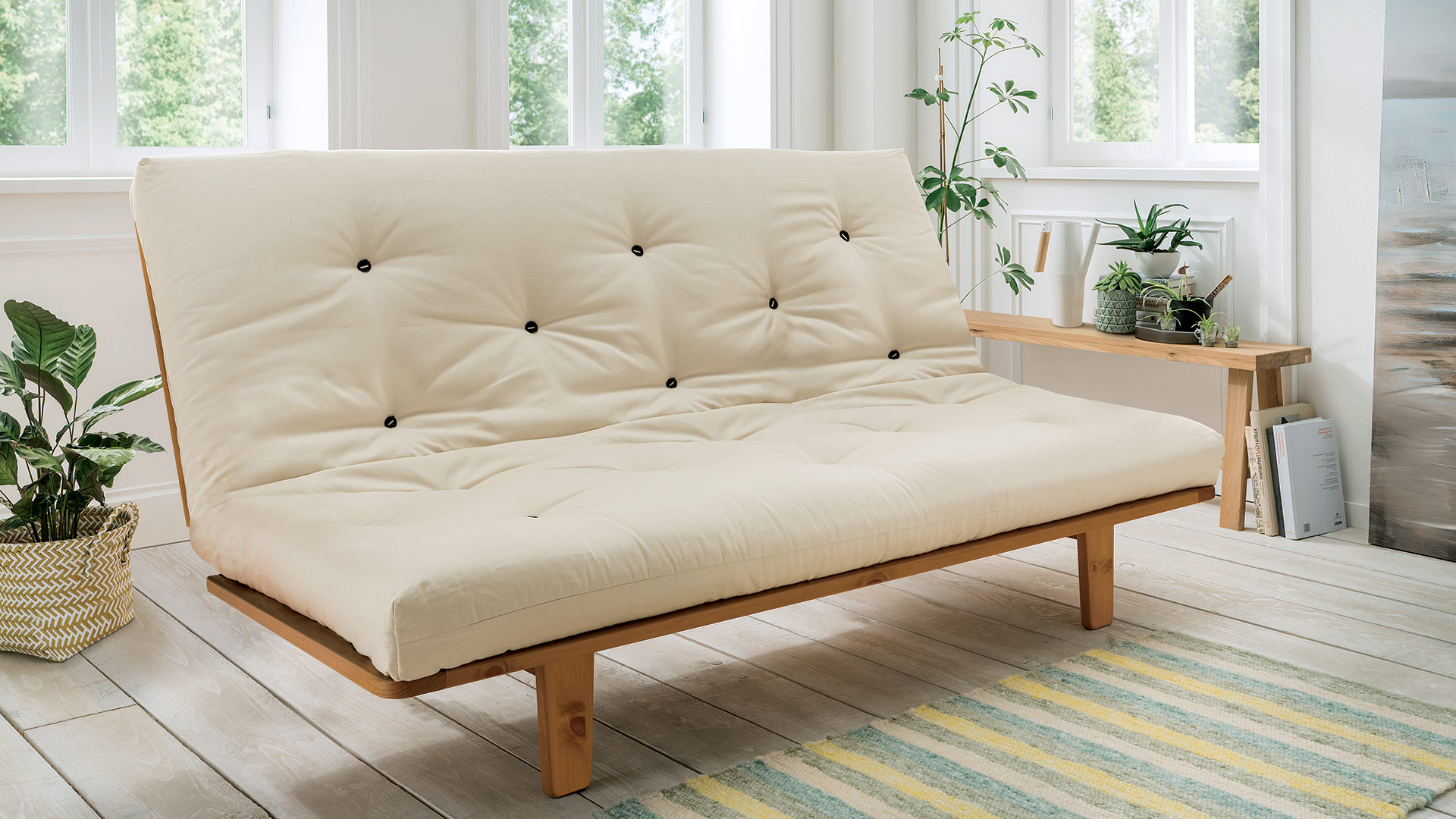 sprung futon sofa bed