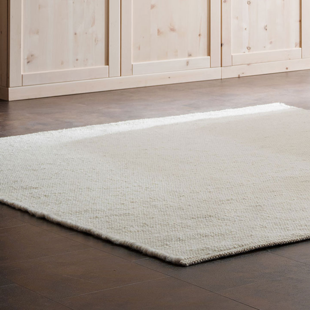 Schurwollteppich "Berberino" - Größe: 60x120 cm - Farbe: beige