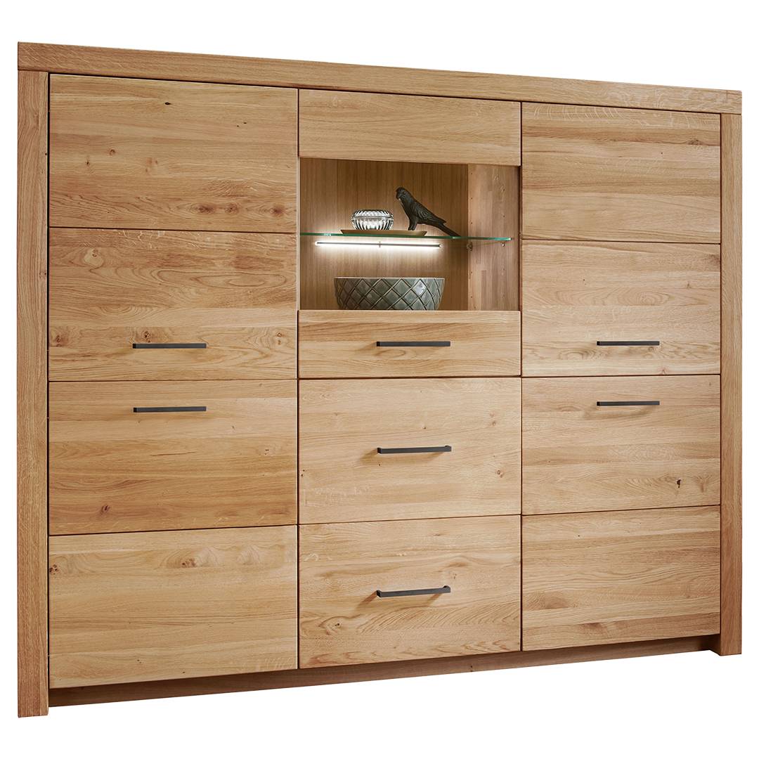 Highboard "Senera" - Holzart: Kernbuche