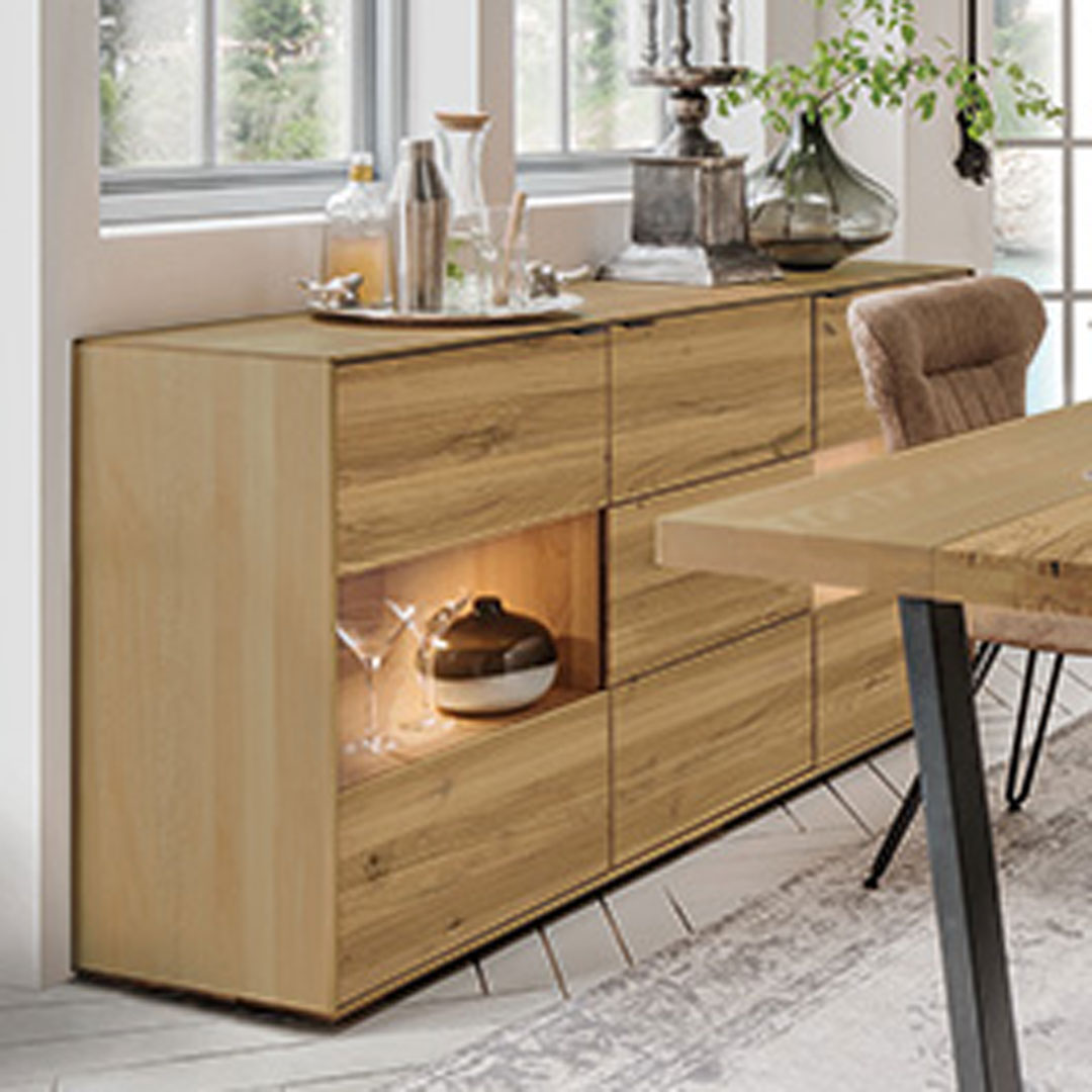 Sideboard "Senera" - Holzart: Kernbuche