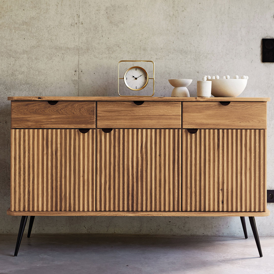 Sideboard "Ondas" - Holzart: Kernbuche